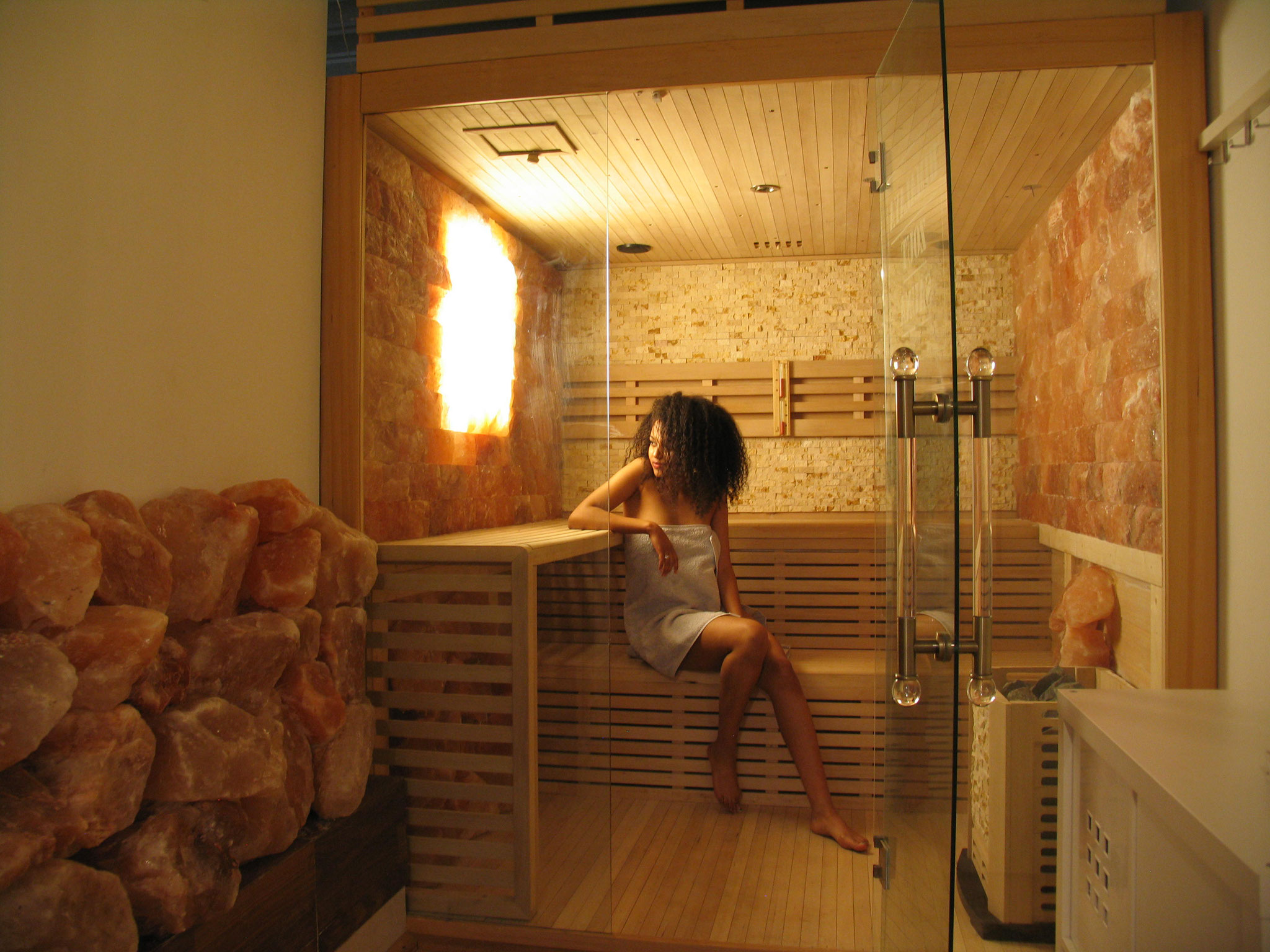 ontspannen in een prive sauna